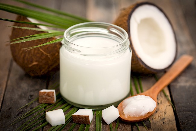 Olej kokosowy - kalorie, kcal, ile waży