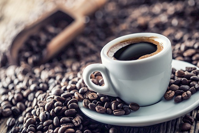 Kawa czarna - kalorie, kcal, ile waży
