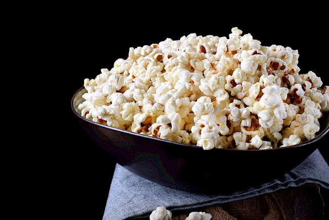 Popcorn - kalorie, kcal, ile waży