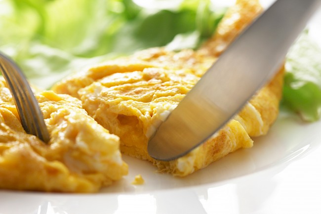 Omlet - kalorie, kcal, ile waży