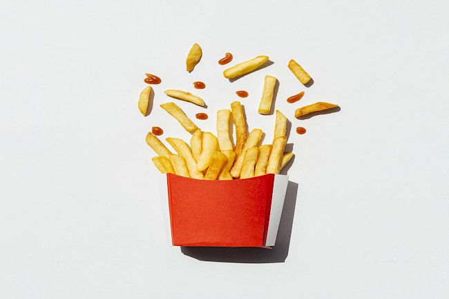 Frytki McDonalds - kalorie, kcal, ile waży